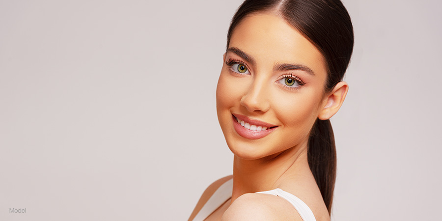 Young woman with nice skin